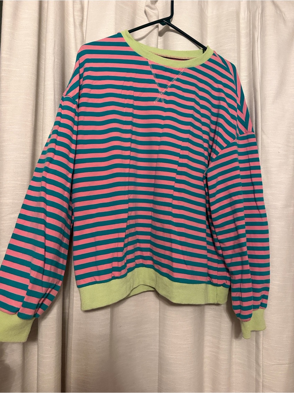 Striped Crewneck|best for M